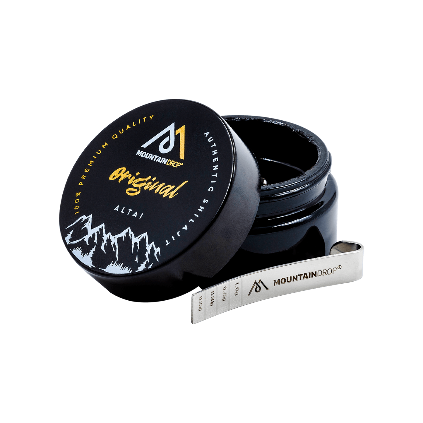 MOUNTAINDROP | Shilajit | 100 % Mumijo Shilajit | Altaï | 65 grammes 