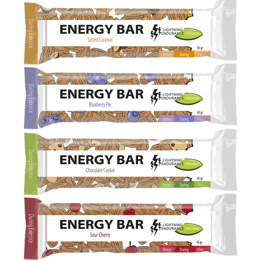 Probeer Lightning BIO Energy Bar | 15 biologische repen met natuurlijke ingrediënten