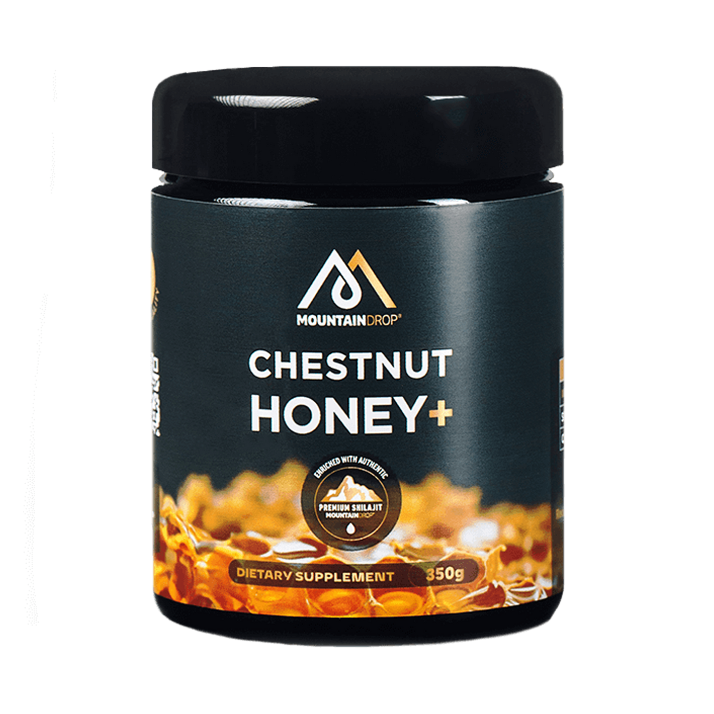 MOUNTAINDROP | Raw Chestnut Honey+ | 350 gram