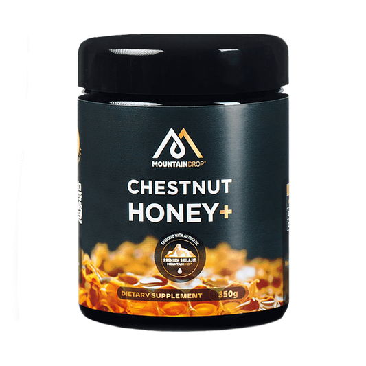 MOUNTAINDROP | Raw Chestnut Honey+ | 350 gram