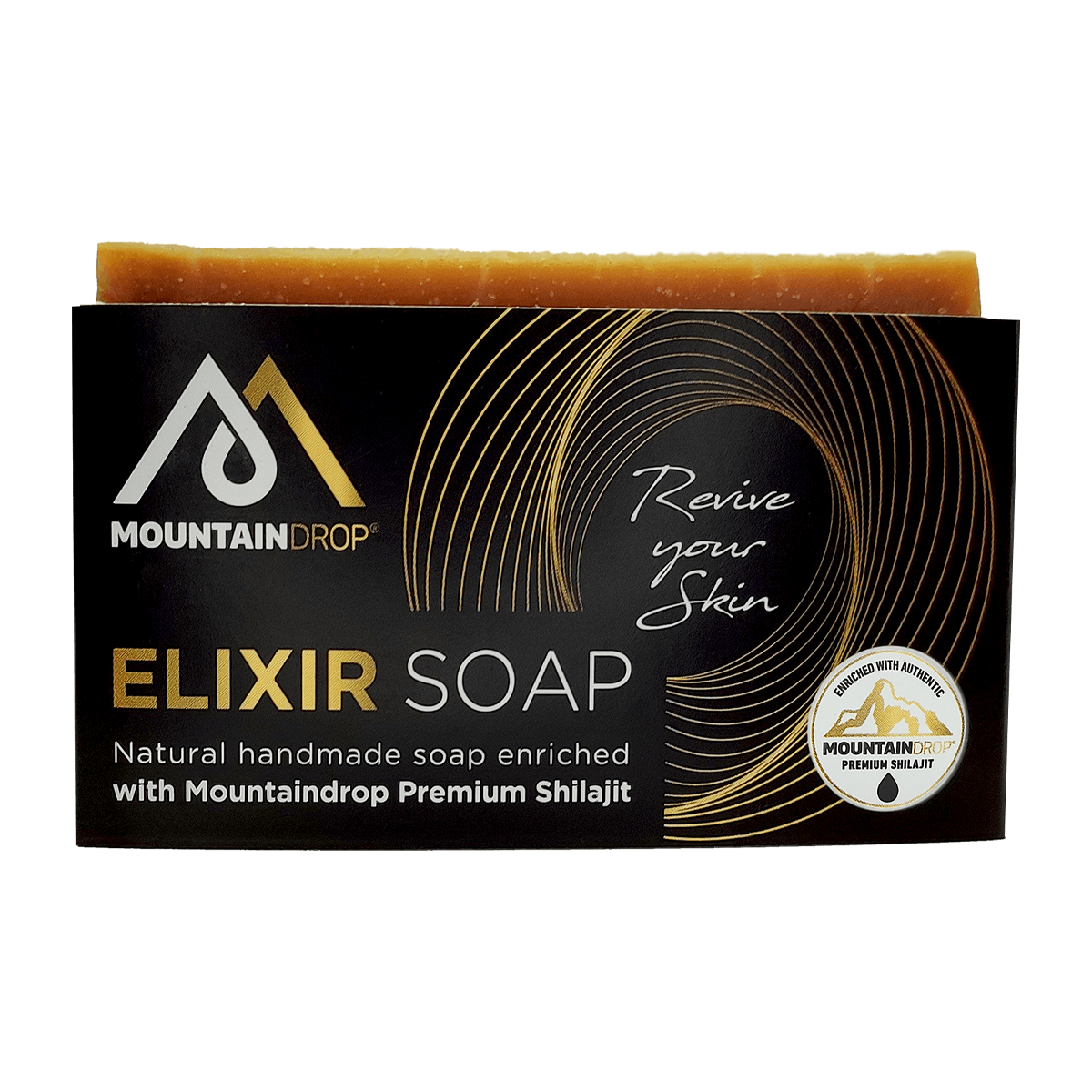 MOUNTAINDROP | Elixir Soap | 100% Mumijo Shilajit | 95 gram